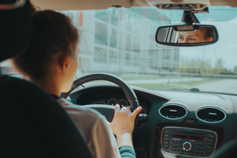 girl driving
